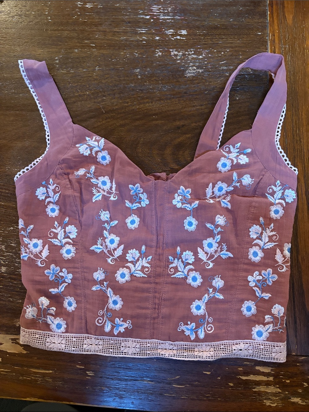 Chasin’ Spring Embroidered Cami - Picture 3 of 5